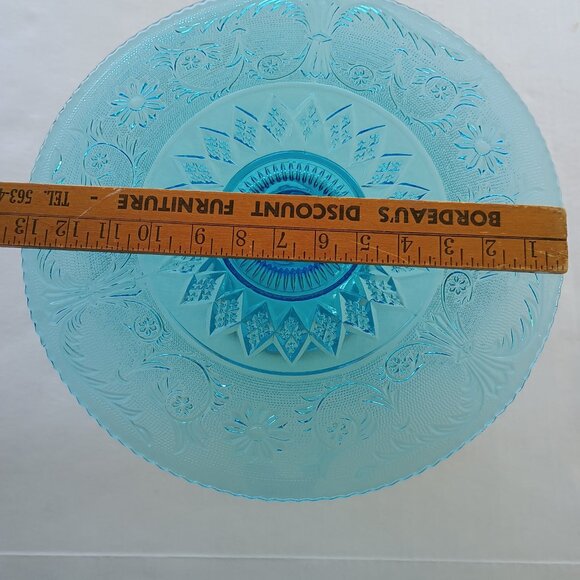 Blue Cake Dish 13" - Picture 12 of 13